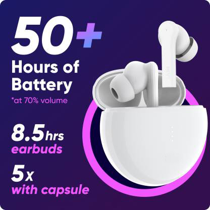 Mivi DuoPods F60 ENC With 50+ Hrs Playtime Made In India