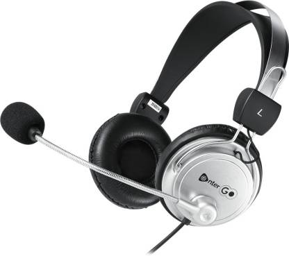 Enter Go USB HEADPHONE WITH MIC TALKMATE Wired Headset