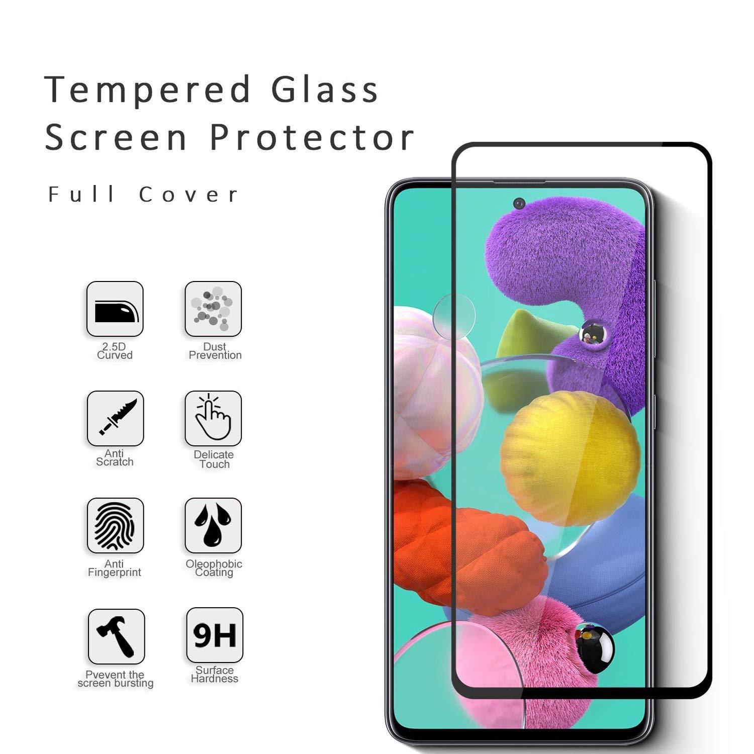 Tempered Glass For Pack Of 2