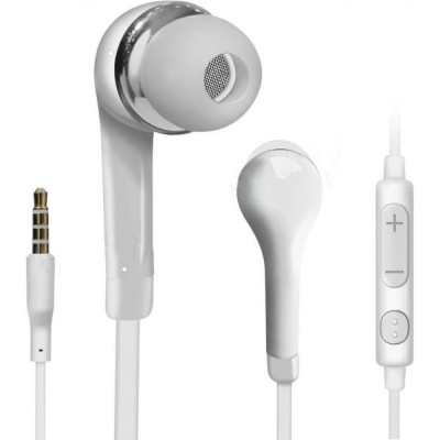 Earphone For  4 Plus A315 - Handsfree In-Ear Headphone White