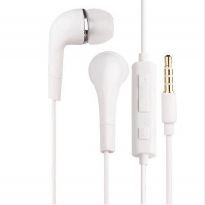 Earphone For  Phone Handsfree In-Ear Headphone White
