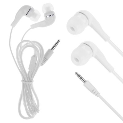 Earphone For 190 Canvas HD Plus - Handsfree In-Ear Headphone White