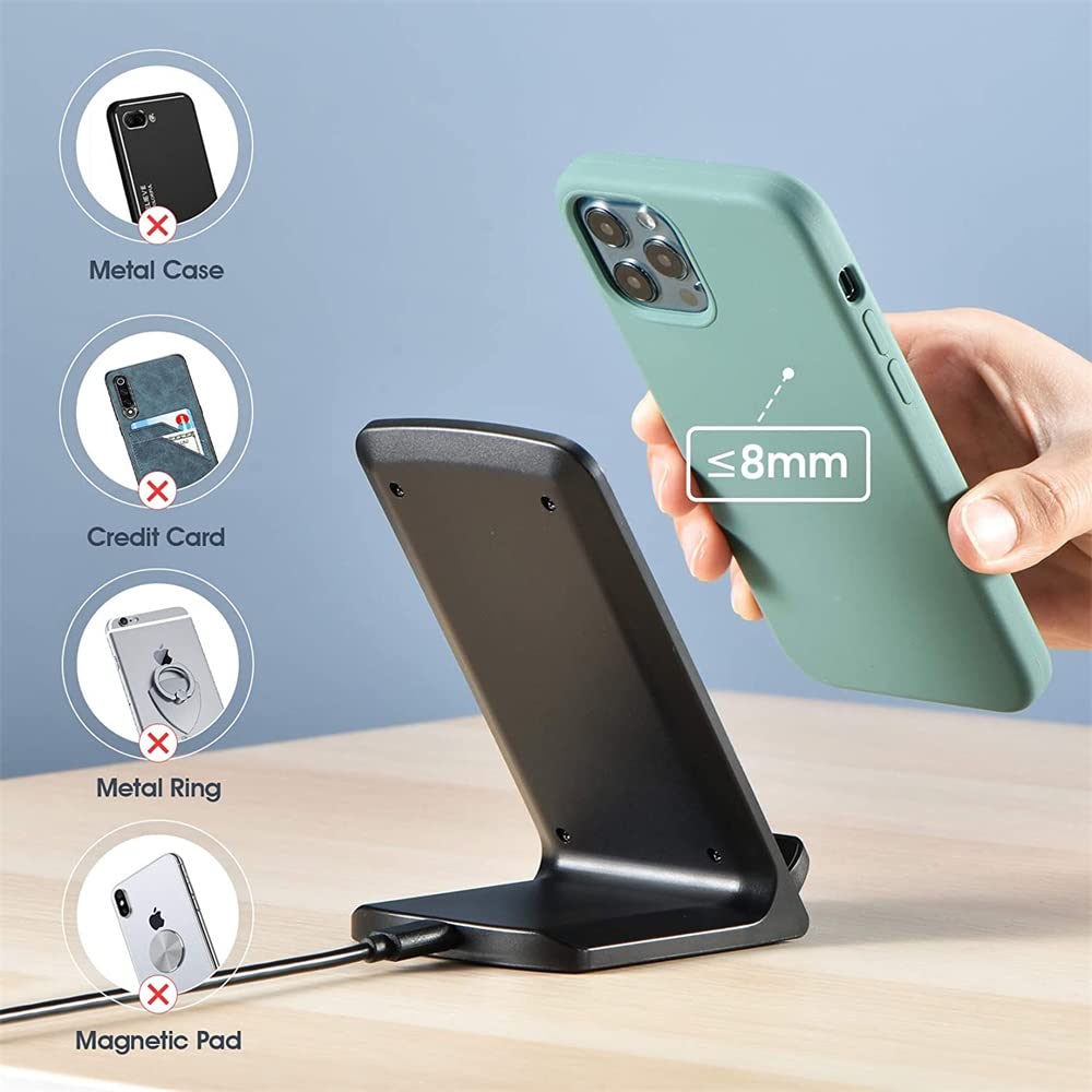 15W Certified Qi Wireless Charging Stand