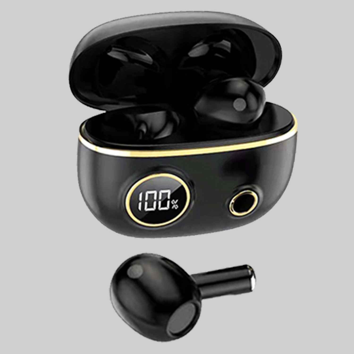 8 TWS Wireless Earbuds With Noise Cancelling (Black)